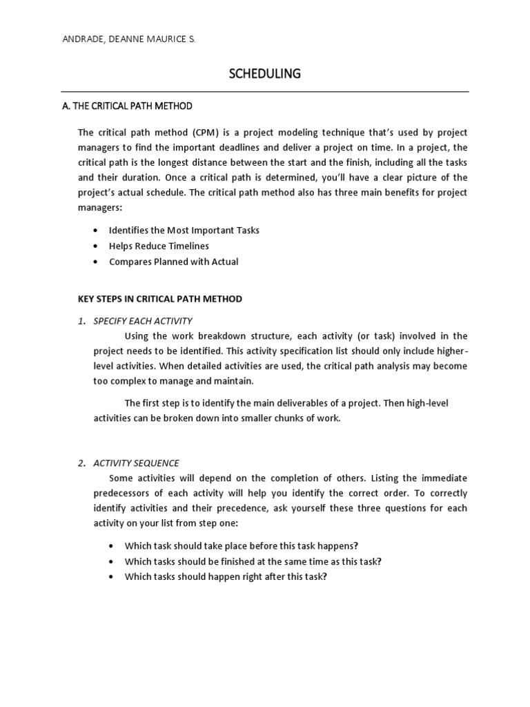 critical-path-methodology-an-overview-of-project-scheduling-techniques