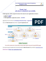 Thank You! Your Application Is Submitted Successfully.: Indian Space Research Organisation (Isro) Bangalore, India