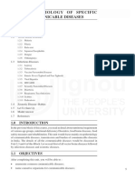 IGNOU Block 3 Unit 1 Epidemiology of Specific Communicable Diseases