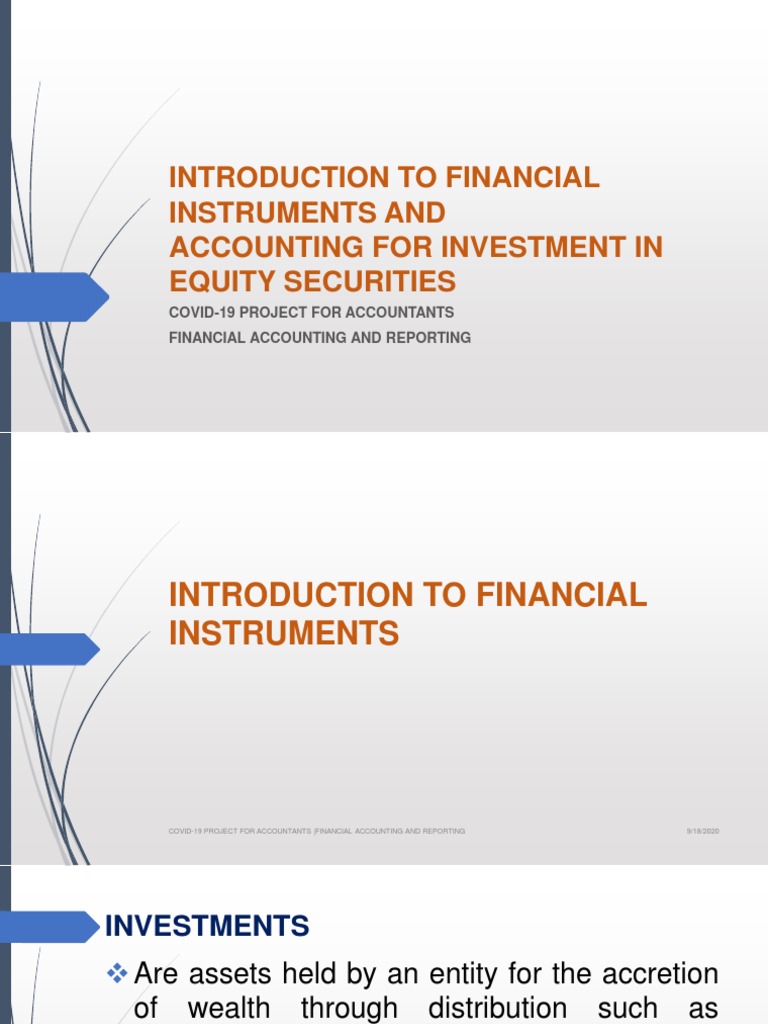 Accounting for Equity Investments | PDF | Goodwill (Accounting) | Dividend