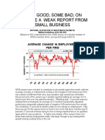 Some Good, Some Bad, On Average A Weak Report From Small Business