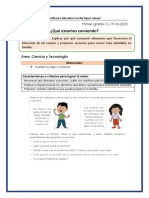 Actividad de Ciencia y Tecnología 19-10-2020