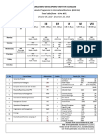 Time Table - Term 2-PGPIB-SectionB 2020-22 PDF