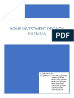 HOME INVESTMENT DECISION DILEMMA ANALYSIS