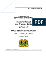 STP 10-92G25 Soldiers Manual