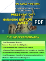 07 Managing Environmental Cases