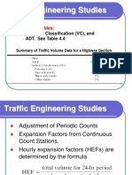 01 Traffic Volume Studies Factor Used PDF