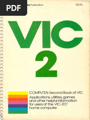 Second Book of VIC (1983) | PDF | Computer File | Menu (Computing)