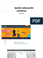 Inscripción Educación Continua PDF
