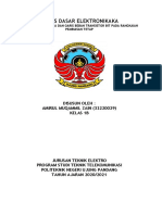 Tugas Dasar Elektronikaka: Disusun Oleh: Amirul Muqammil Zain (32220029) Kelas 1B