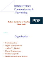 Data Communication & Networking: Mahan Institute of Technologies, New Delhi