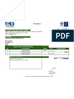 Invoice: Electrical Industrial & Civil Sloutions