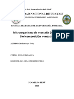 Microorganimos de Montaña y El Biol Composicion y Meclas