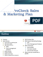 Procheck_2010 Duc An Sales & Marketing Plan