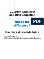 Risk Factors Underlying Disasters
