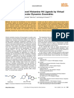 Identification of Novel Histamine H4 Ligands by Virtual Screening On Molecular Dynamics Ensembles