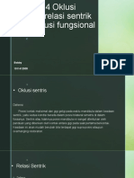 Oklusi Sentrik dan Fungsional