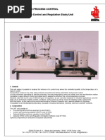 Automation and Process Control CRT - Temperature Control and Regulation Study Unit