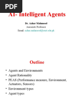 AI-Intelligent Agents: Dr. Azhar Mahmood