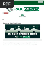 Islamic Studies Mcqs - Islamiat, Islamyat MCQs For Preparation