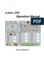 E-Tech - GUI: Operation Manual
