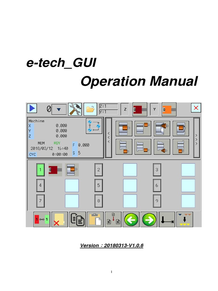 CNC Grinding GUI Operation Manual | PDF | Grinding (Abrasive Cutting ...