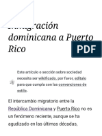 Inmigración dominicana a Puerto Rico - Wikipedia, la enciclopedia libre