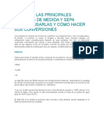 Entienda Las Principales Unidades de Medida y Sepa Cuándo Usarlas y Cómo Hacer Sus Conversiones