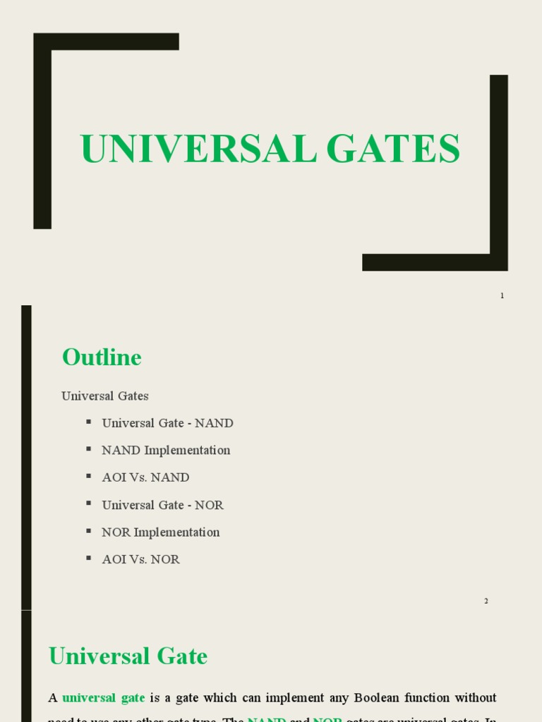 Universal Gates Pdf _ Gate Universality – DXGO