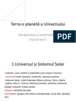 Terra-O Planetă A Universului