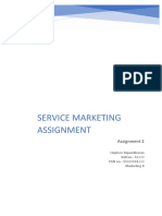 Service Marketing Assignment