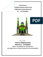 Proposal Masjid Al-Istiqomah