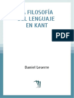 La filosofía del lenguaje en Kant: una cuestión emergente