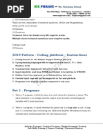 6phrase - 2019 - TCS - Coding Section