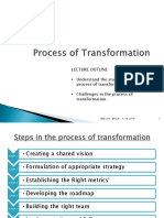 Process of Transformation & Challenges