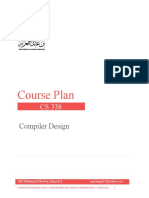 Course Plan: Compiler Design