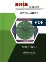 Mental Ability Test DPP PDF