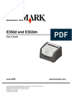 Lexmark e #%) D Manual PDF