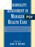 Personality Assessment in Managed Health - James Neal Butcher PDF