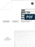 1985 BMW 735i Electrical Troubleshooting Manual