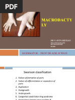 Macrodacty LY: Moderator - Prof DR Adil H Wani