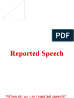 Reported Speech - Aula Virtual