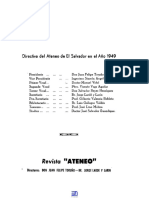 Miembros del Ateneo de El Salvador 1949