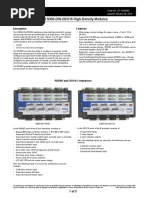 S300-DIN-RDR8S and S300-DIN-I32O16 High-Density Modules: Description Features