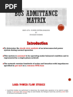 Bus Admittance Matrix