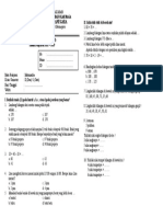 Soal Uas 1 Matematika