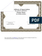 Blank Award Certificate Templates For Word Format