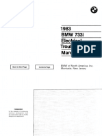 1983 BMW 735i Electrical Troubleshooting Manual