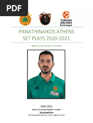 Panathinaikos Athens Playbook 2020-2021