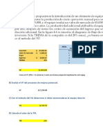 Análisis de proyectos de inversión mediante métodos financieros